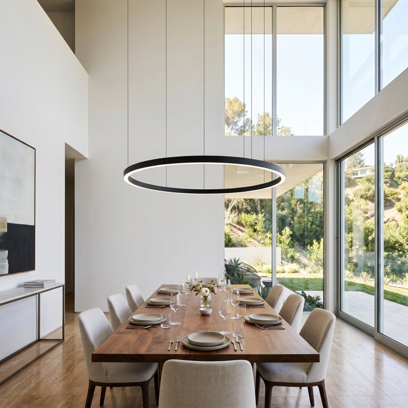 Circular 1 - Light LED Pendant, Black, 3000 K
