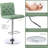 Tufted Fabric Bar Stools Set of 2, Adjustable Swivel Counter Height Barstools with Back, Upholstered Armless Airlift Bar Chairs for Kitchen Dining Cafe-118609826-118611200-119329748