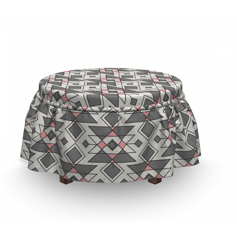 Box Cushion Ottoman Slipcover