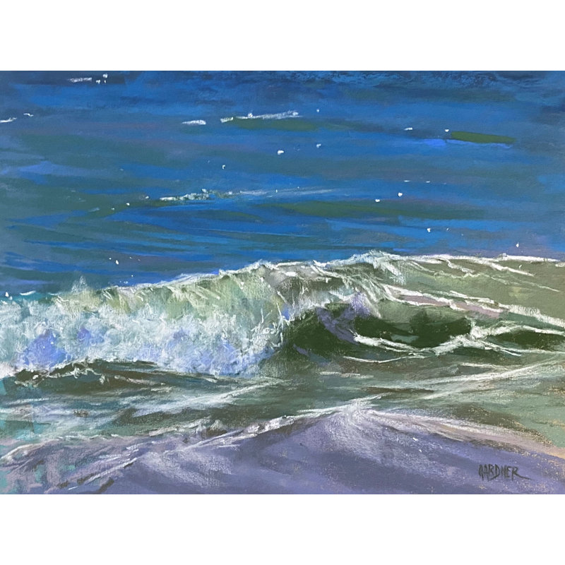 Audience Of One Print by Dina Gardner, 25.25" H x 31.25" W x 0.875" D, Black Framed Paper