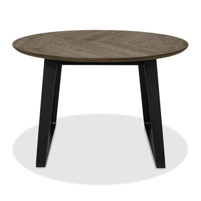 Ashkum Round Metal Base Dining Table