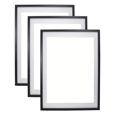Picture Frame Black Acrylic Picture Frame - Set of 3