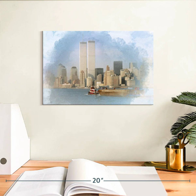 World Trade Centre, 8" H x 12" W