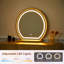 Ensemble de coiffeuse avec tabouret et miroir à DEL-1171380615