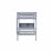Twin Over Twin Bunk Bed with Shelves-1312131719