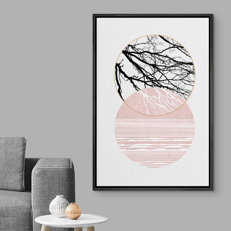 Cadre flottant, impression sur toile, Cadre noir, H 24 po x l 16 po x P 1,5 po
