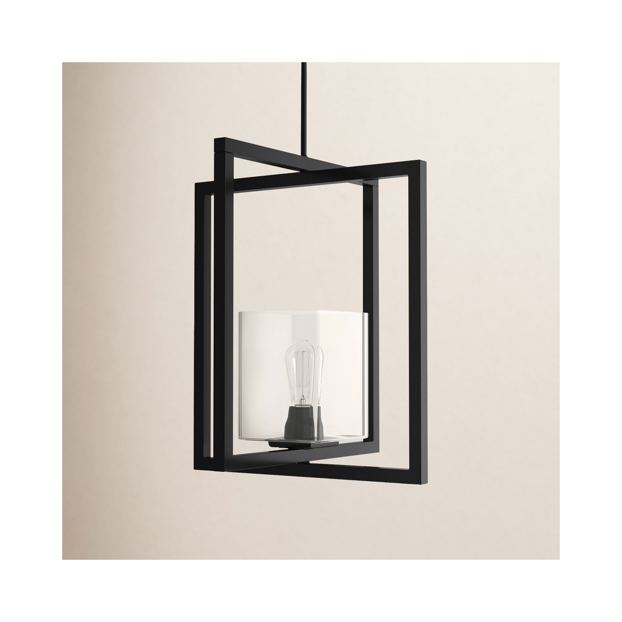 Aya Single Light Glass Dimmable Pendant