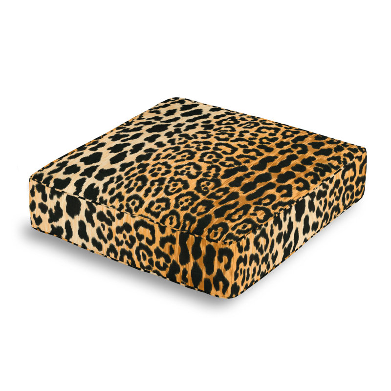Animal Print Cotton Throw Pillow