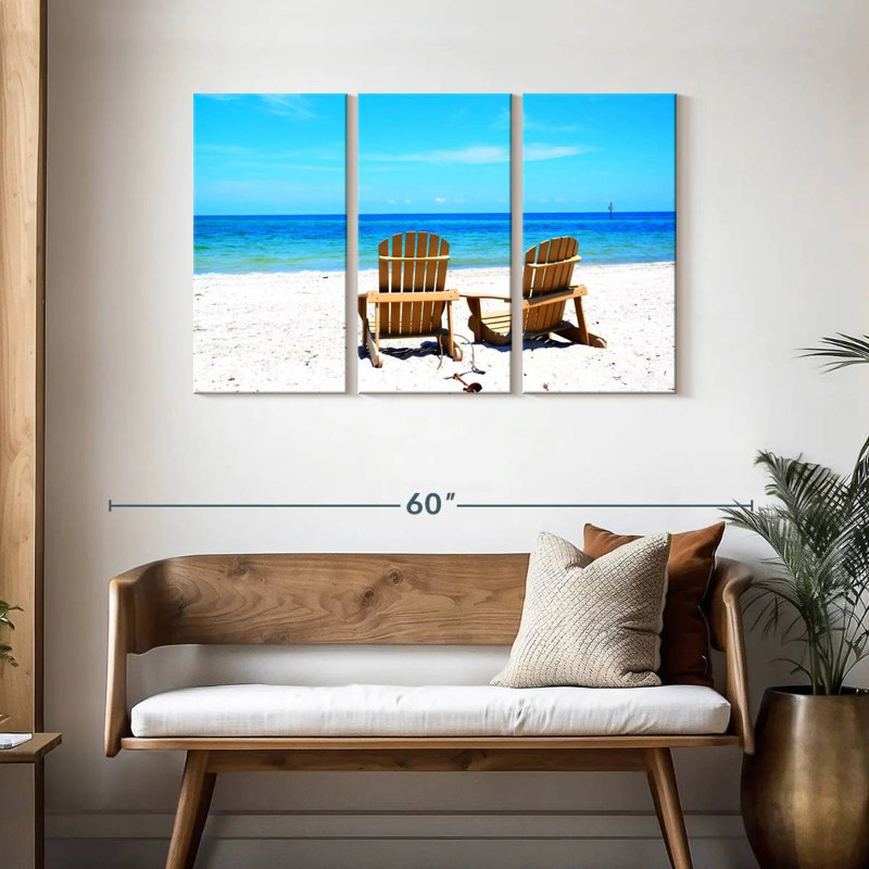 Chaises Gillard Miami Beach, H 28 po x l 45 po