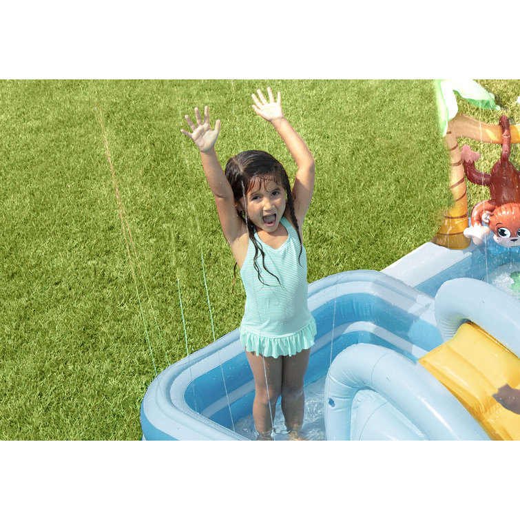 33 30 26 23 20 16 13 10 8 6 3 Foot Above Ground Mini Frame Pools, Summer  Clearance Swim Pools with Drain Valve, Dogs Kids Toddlers Age 1-3 Piscina