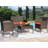Donn 4 - Person Patio Conversation Set with Cushions-551184917