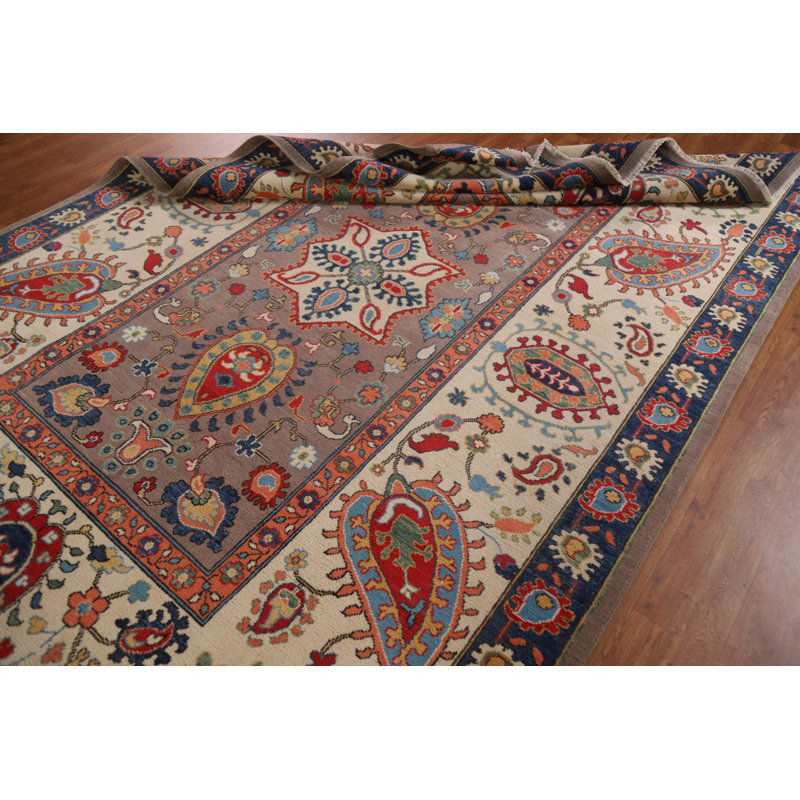 One-of-a-Kind 6'7" X 10'2" New Age Wool Area Rug in