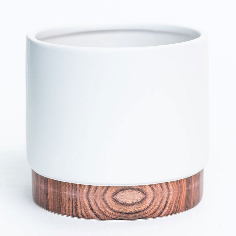 Gotfred Ceramic Pot Planter, 4.1" H x 4.7" W x 4.7" D