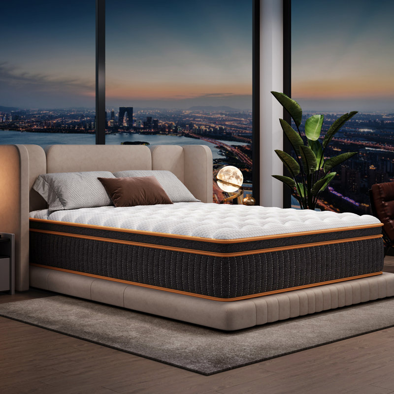 10In Full/Double Mattress, Hybrid Mattress In A Box, Memory Foam And Individual Pocket Springs, Edge Support, Motion Isolation & Pressure Relief, Medium Firm, 365-Night Trial