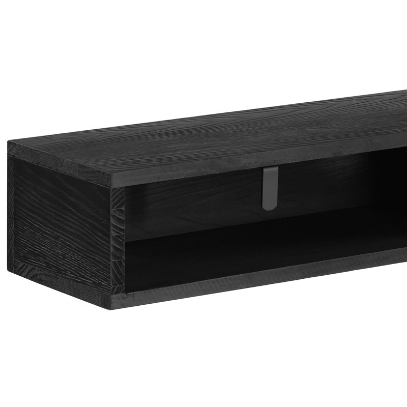 Tablette flottante rustique 60 po 60 po, manteau de cheminée en bois massif sculpté à la main pour décoration murale, décor décoratif ou centre multimédia