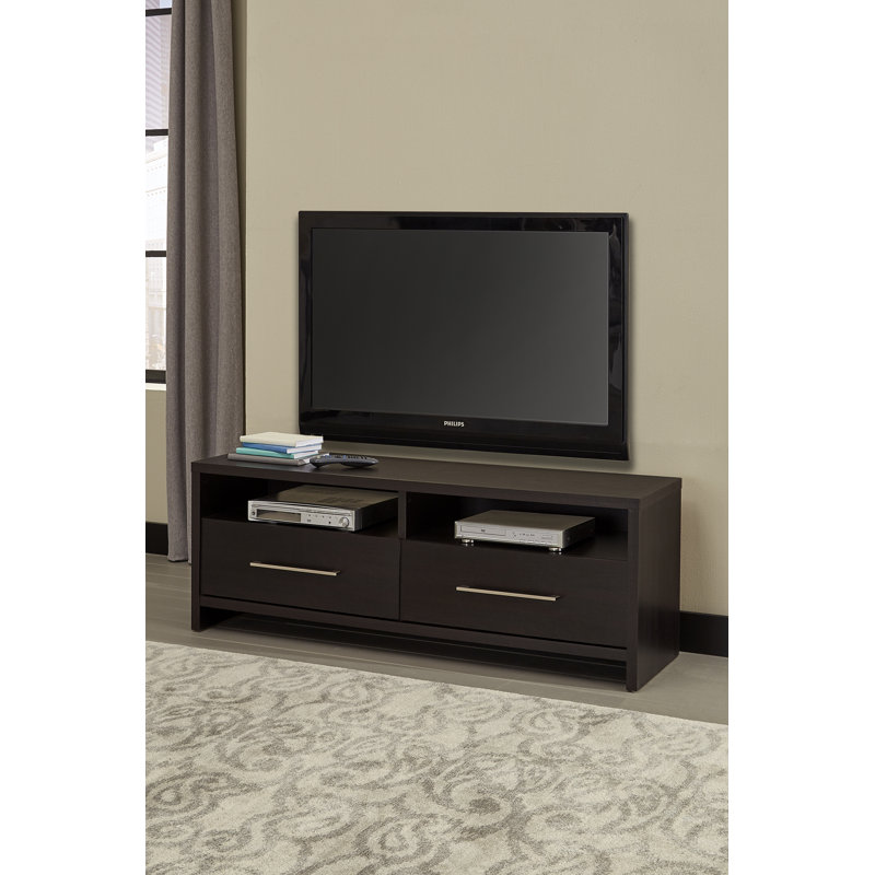 Hex Modular Media  & Entertainment Stand, Black Walnut