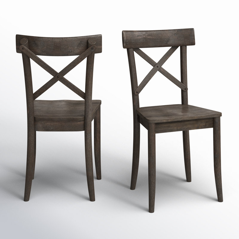 19'' H Pine Solid Wood Side Chair