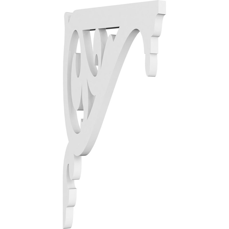 Support de qualité architecturale Hurley, L 5/8 po x P 7 1/2 po x H 13 po, Carrillo, PVC