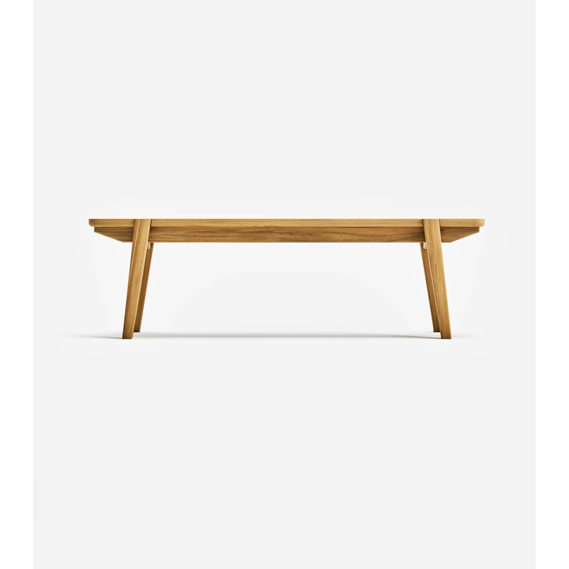 Apanas Solid Wood Dining Bench, Natural