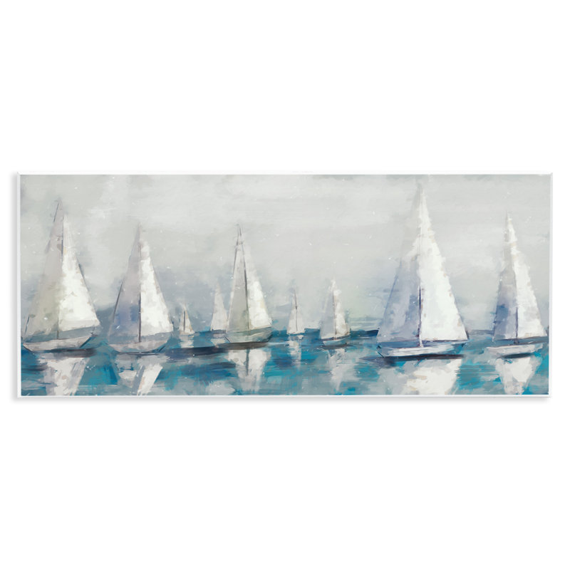 Art mural sur toile, bateaux à voile par Ziwei Li