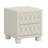Elegant Button-Tufted Nightstand with Drawers, Crystal Handle, and Storage Design-1059315232