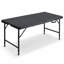 Table pliante portative multifonctionnelle de 4 pi pour les pique-niques, les fêtes, les jeux, l'utilisation intérieure et extérieure, hauteur réglable, rangement facile, conception à verrou stable, convient au camping, aux barbecues, aux réunions de famille, aux travaux manuels