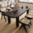 Black Rectangular Solid Wood desks-107682119