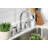 Kingston Brass Kaiser Two-Handle 4-Hole 8" Centerset Kitchen Faucet with Side Sprayer-87217004