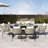Discover Unmatched Flexibility In Alfresco Dining With Six Creatively Arranged Chairs Made Of Polyester Woven Tape And A Table That Expands From 62.9 To 82.6 Inches To Suit Any Occasion.