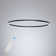 Stockham 1-Light Unique Geometric LED Pendant Circle Ring Chandelier Remote Dimmable