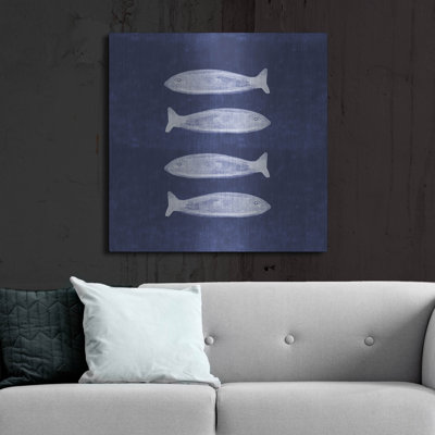 " Indigo Fish " by Linda Woods