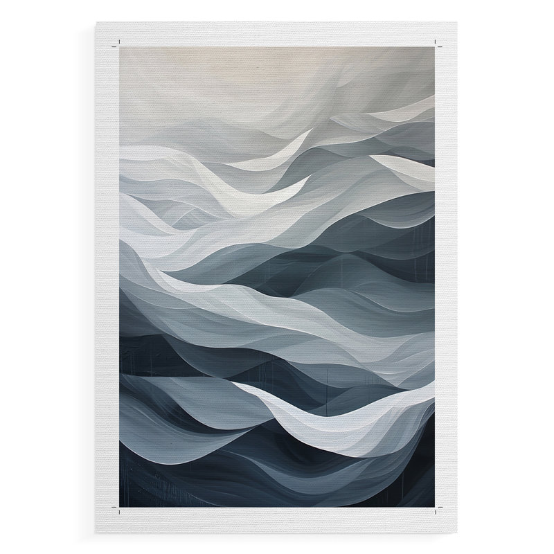 Série ABSTRACT CDLXVII - Impression sur toile seulement - NON CADRE, H 27 po x l 18 po