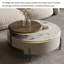Table basse ronde en pierre micro-cristalline
