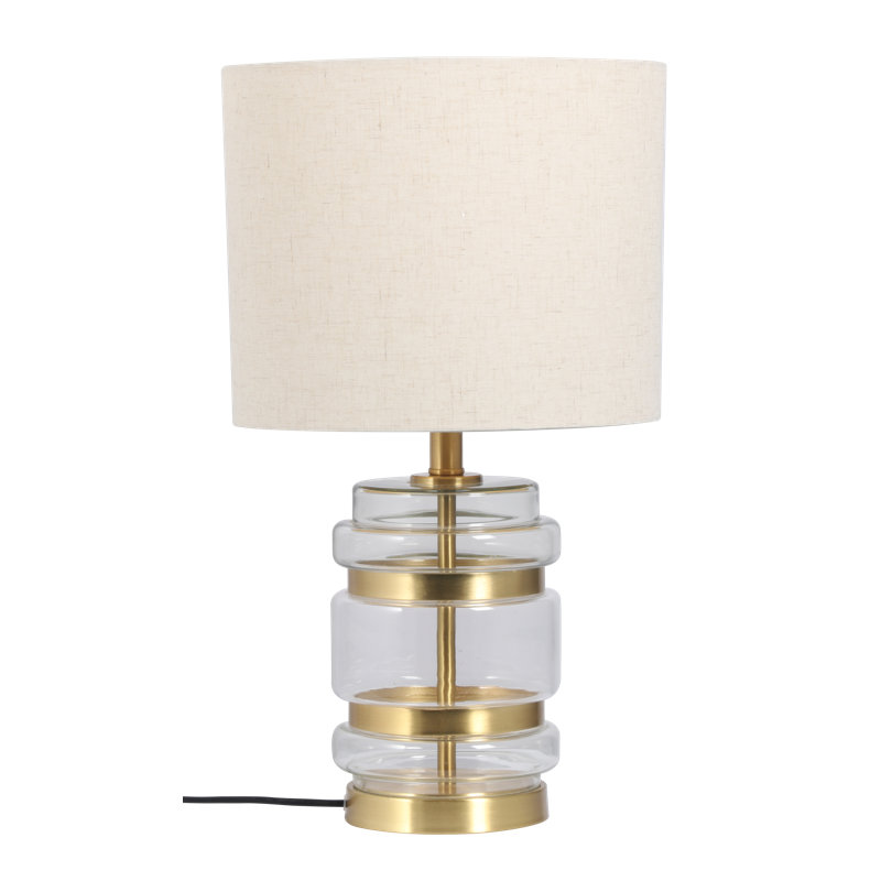 Reeltown Table Lamp, Satin Brass