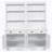 83.4"Tall Bookshelf with 3 pieces LED Lighting, Modern Bookcase with 2 Doors and 1 Drawer,Storage Bookcase with Open Shelves for Living Room,Home Office-388024901-386975672