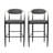 Barstools Set Of 2, Upholstered Bar Stools With Backs And Iron Legs For Kitchen Island Fabric Seating 260LBS Weight Capacity-426458346-426458261
