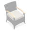 Arbor Dining Arm Chair Cushion - Heather Beige-1452508081