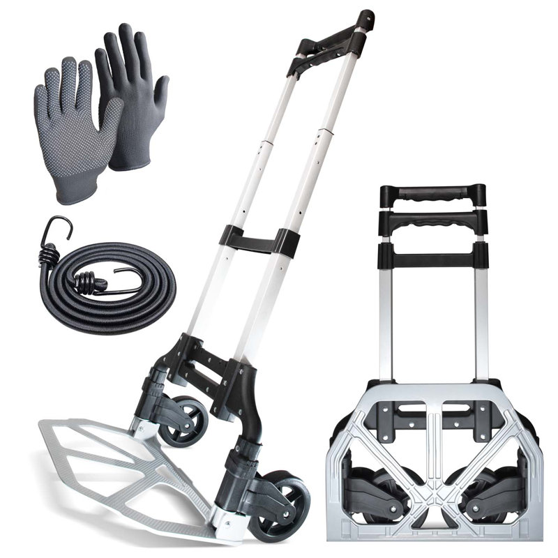 Heavy Duty Folding Aluminium Dollies 80kg Load Capacity