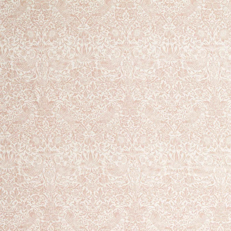 Pure Strawberry Thief Sheer WW, Blush