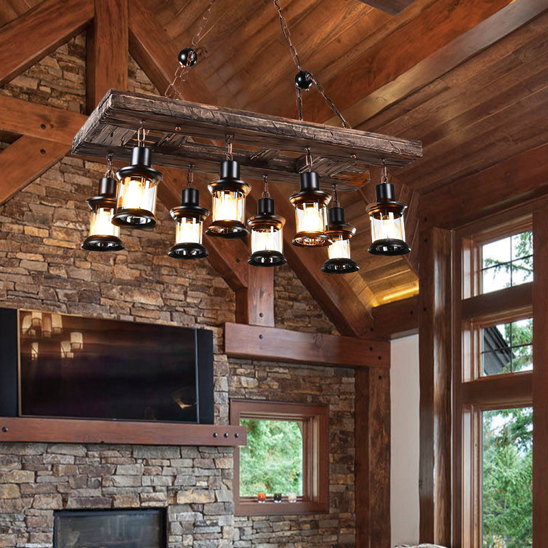 Agaran 8 - Light Dimmable Geometric Chandelier