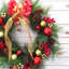 Couronne de Noël artificielle de Noël