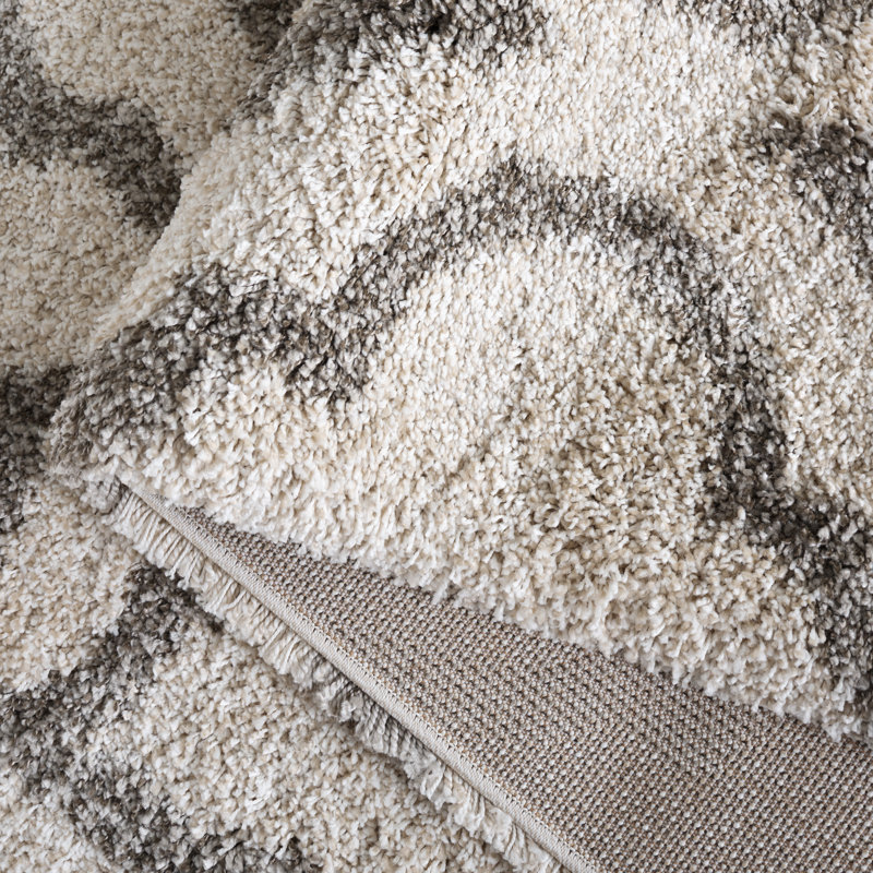 Darrold Hudson Shag Performance Geometric Rug, Rectangle 5'3" x 7'6"