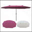Très grand parasol extérieur imperméable de 15 pi x 9 pi à double face pour table de marché avec parasols à manivelle et à vent pour terrasse de jardin