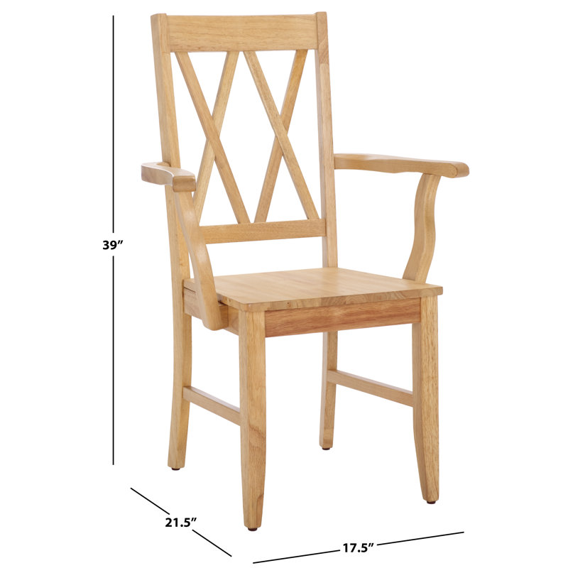 Yelena Double X-Back Arm Chair