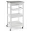 Chariot de service compact avec chariot en acier inoxydable-94564264