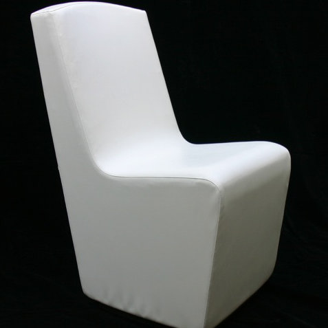 Upholstered Dining Chair, White
