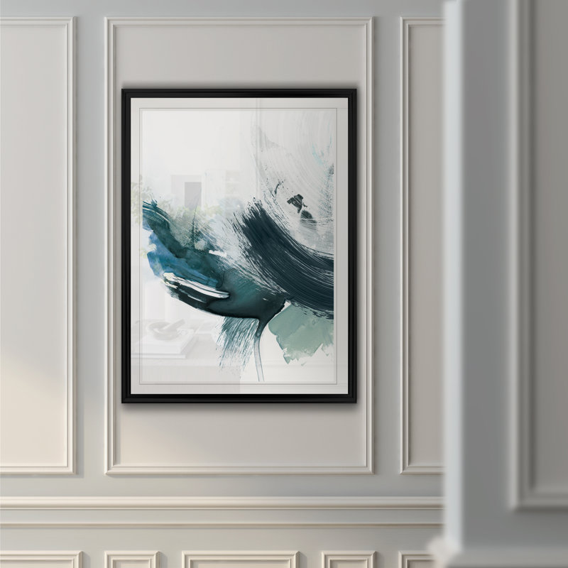 «Liftig Coastal Crush I», reproduction sur toile, H 18,5 po x l 24,5 po x P 1,5 po, Cadre noir
