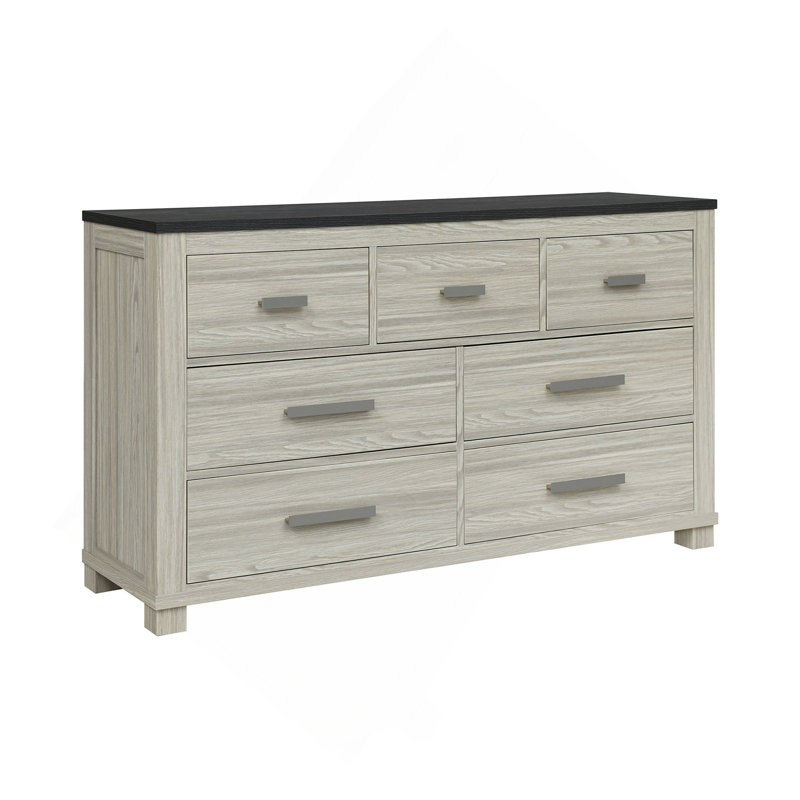 Dresser With Panel Details & Streamlined Handles