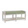 Banc de rangement en osier Glinda