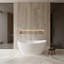 Dorrit 60" x 32" Freestanding Soaking Acrylic Bathtub-563810731